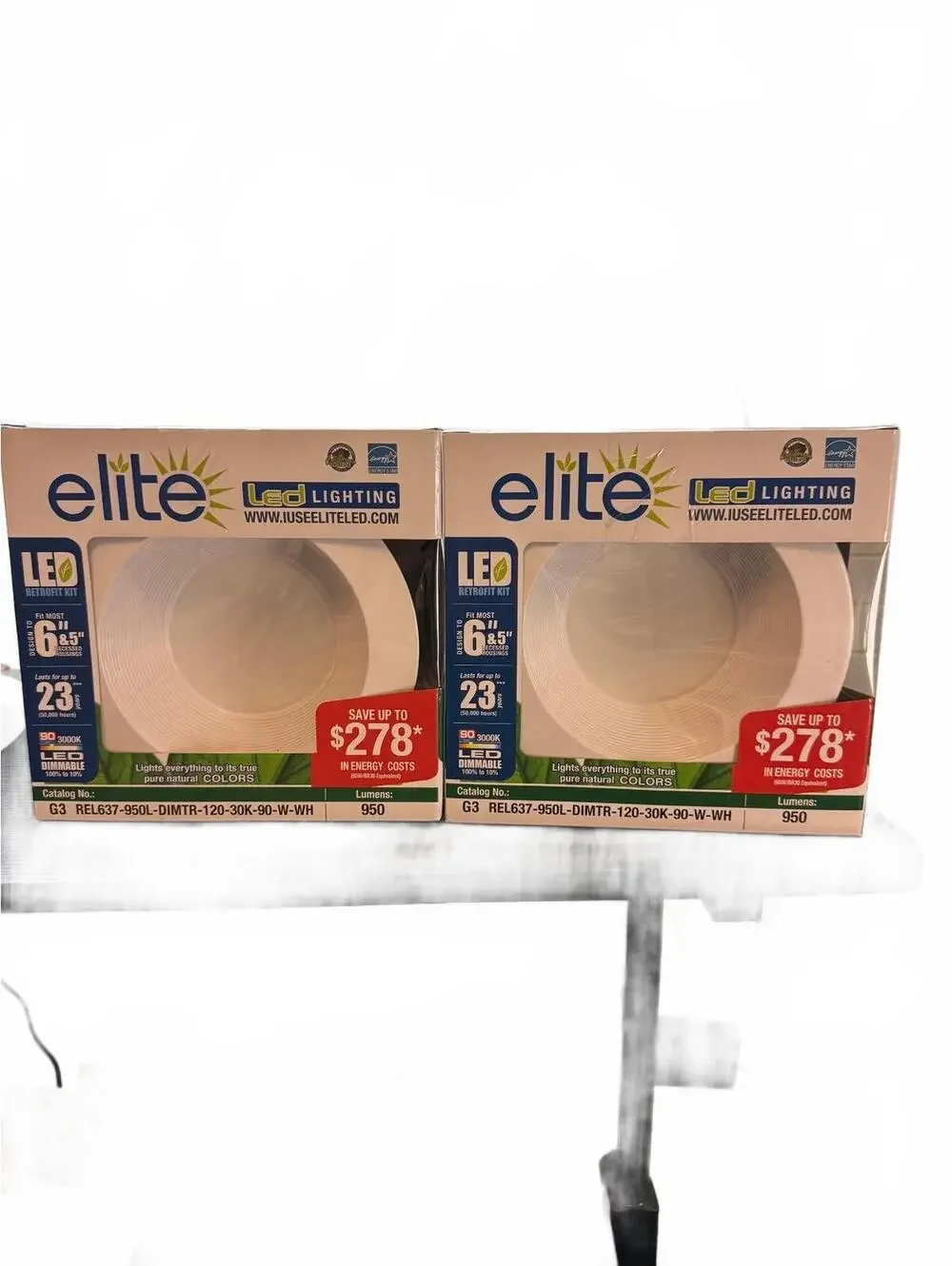 Lot of 2 Elite LED Retrofit Kits 5